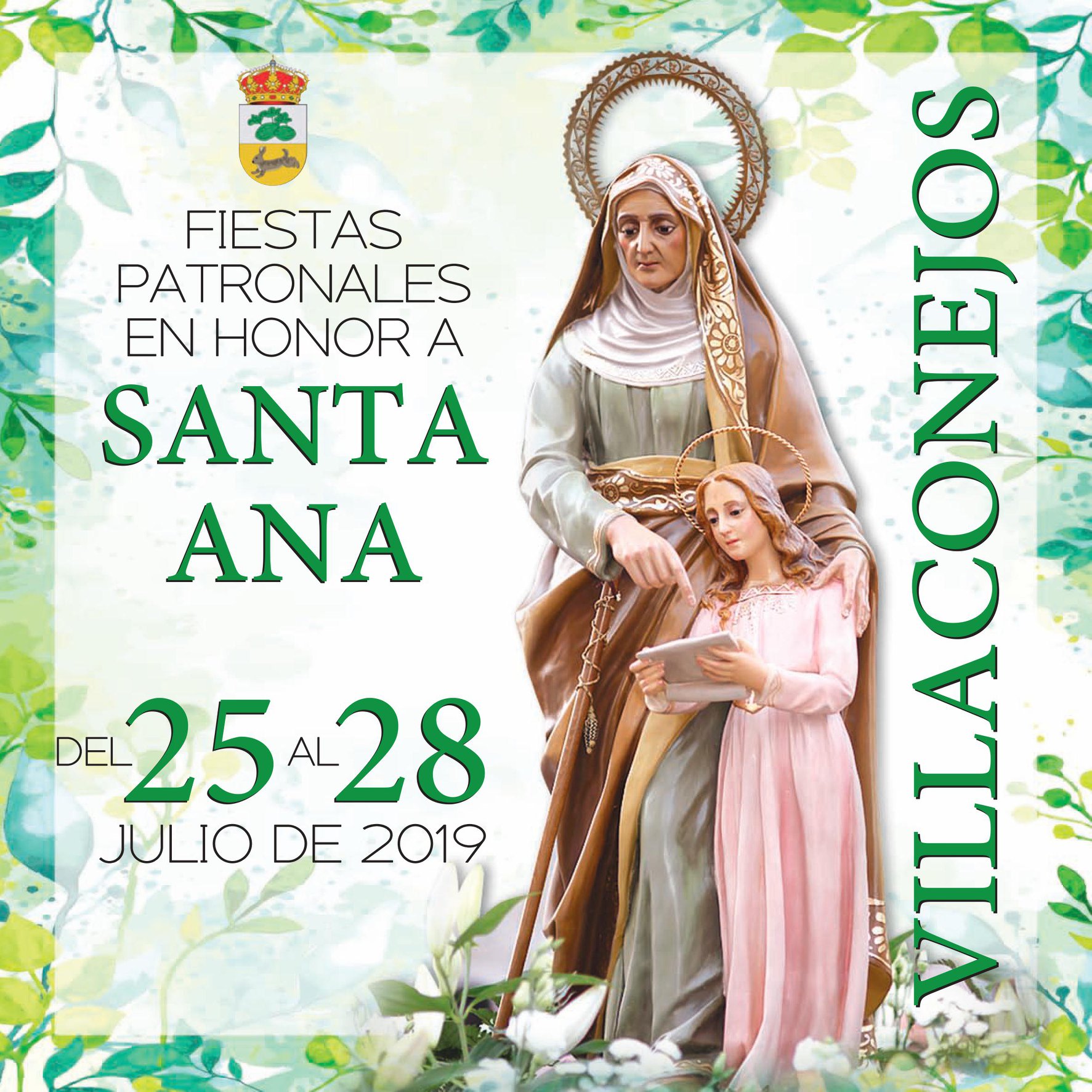 Fiestas patronales en honor a Santa Ana 2019 Villaconejos